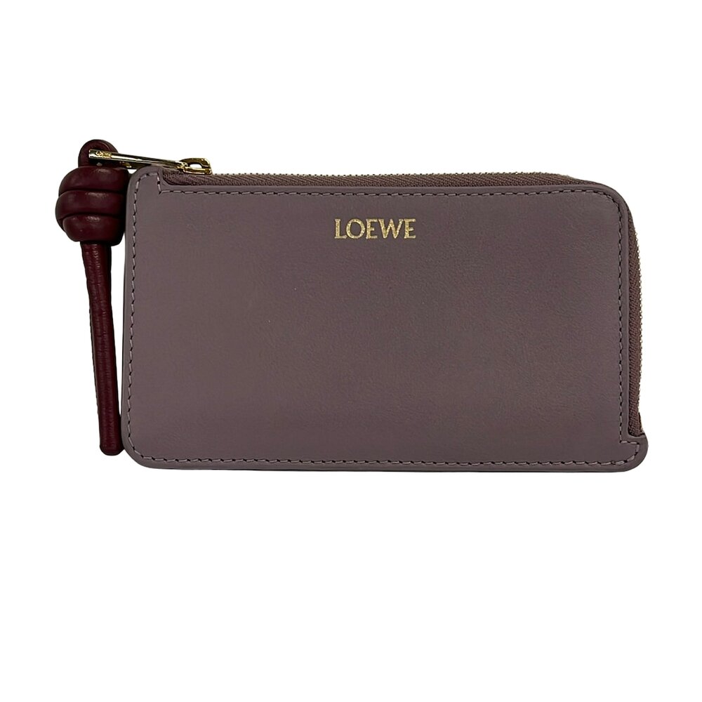 Loewe Coin Case Purple Bordeaux